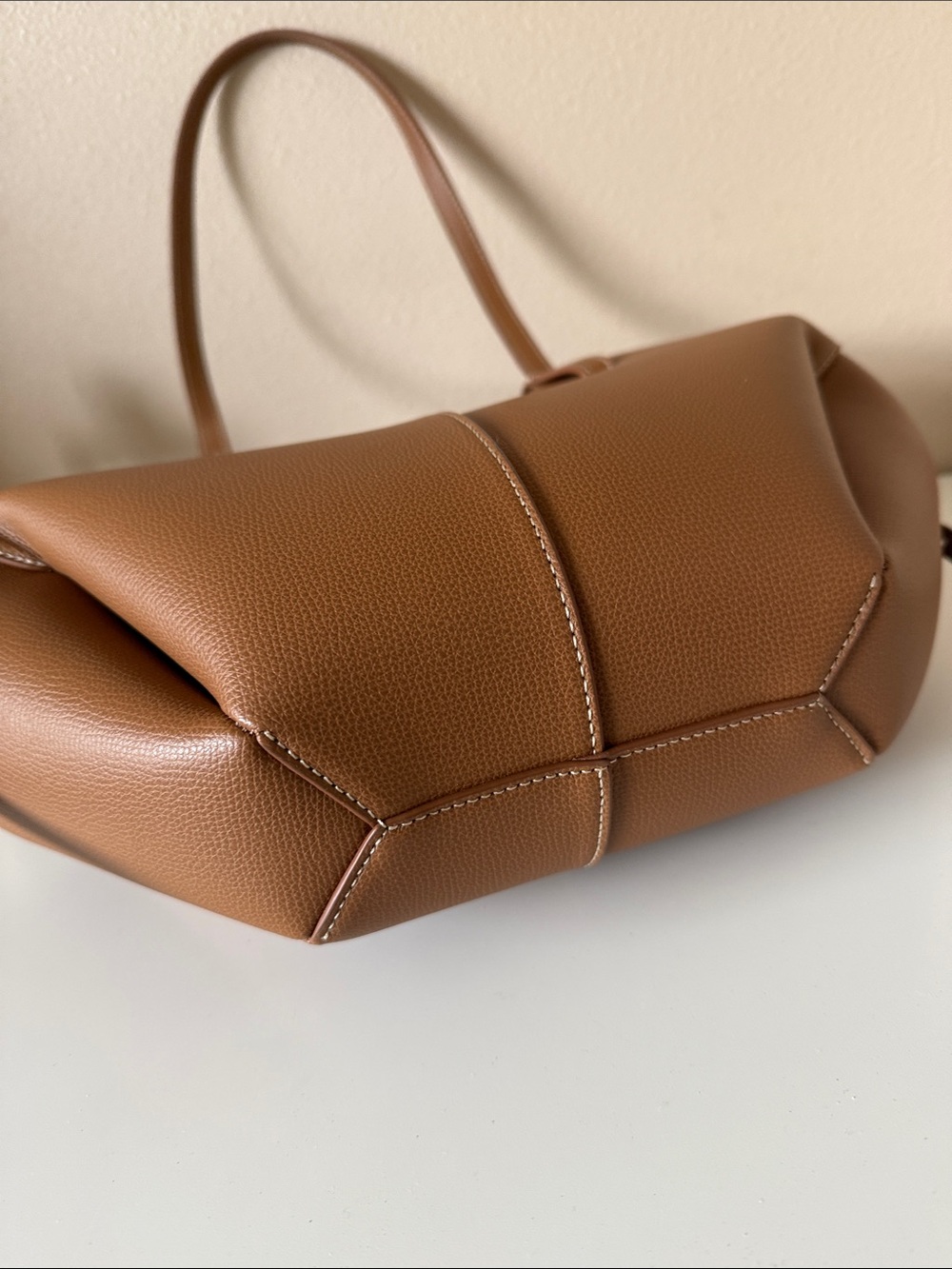 Polene Textured Camel Cyme Mini - Picture 8 of 9